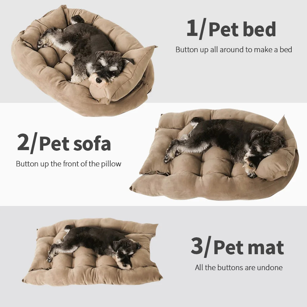 Convertible Pet Bed Mat