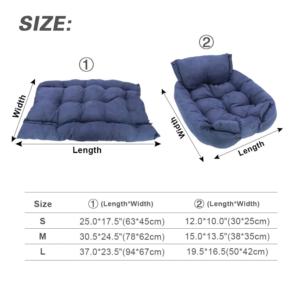 Convertible Pet Bed Mat