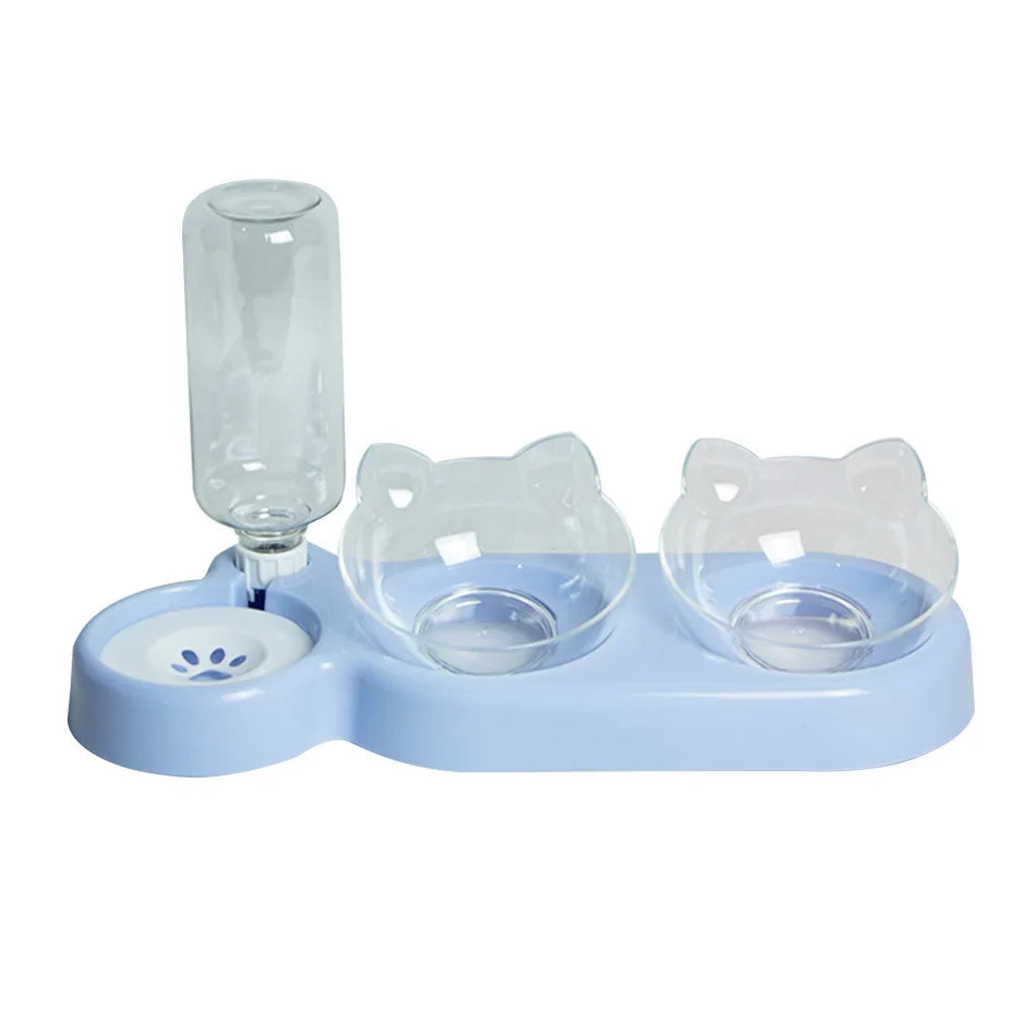 FurHaven Raised Pet Bowls Sturdy Double Feeder