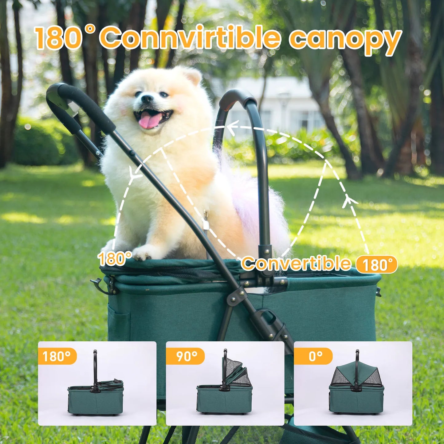 Foldable Pet Travel Stroller