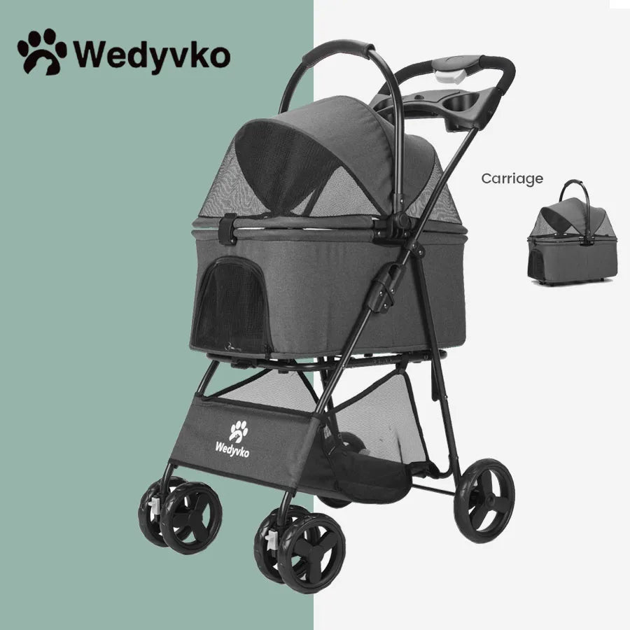 Foldable Pet Travel Stroller