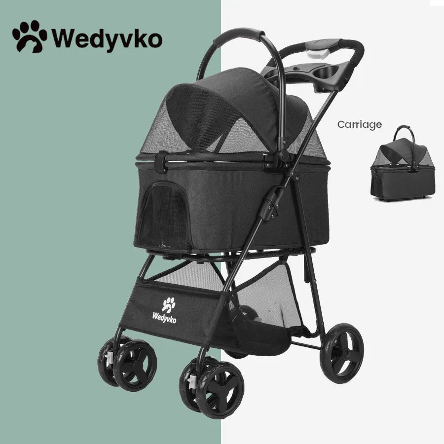 Foldable Pet Travel Stroller