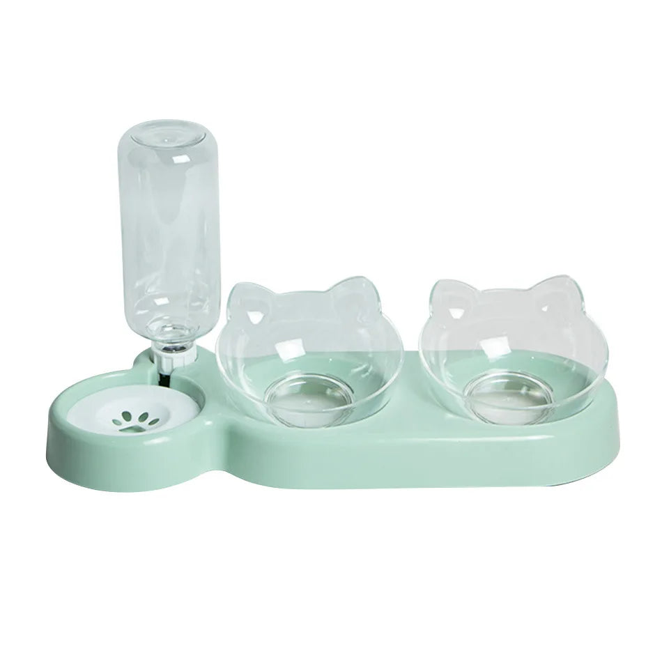 FurHaven Raised Pet Bowls Sturdy Double Feeder