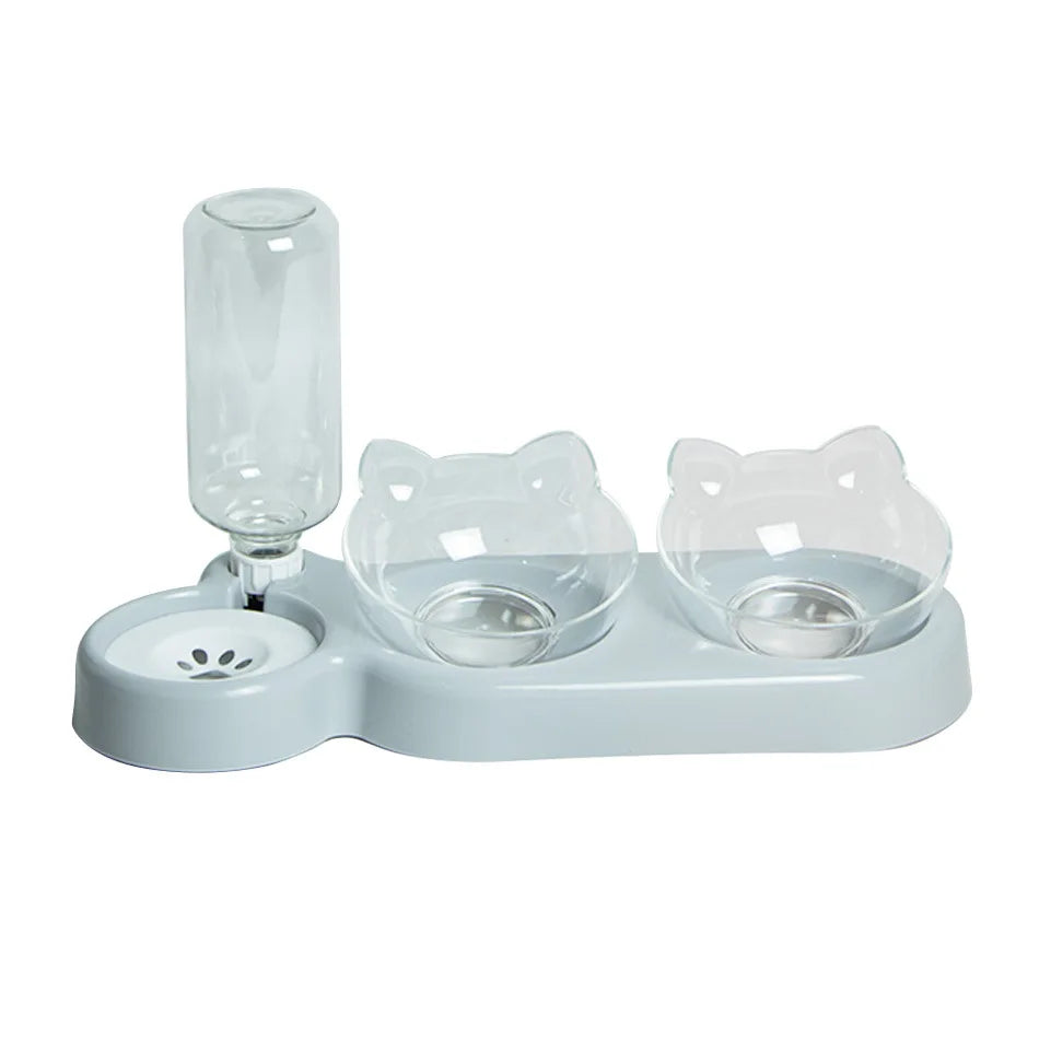 FurHaven Raised Pet Bowls Sturdy Double Feeder