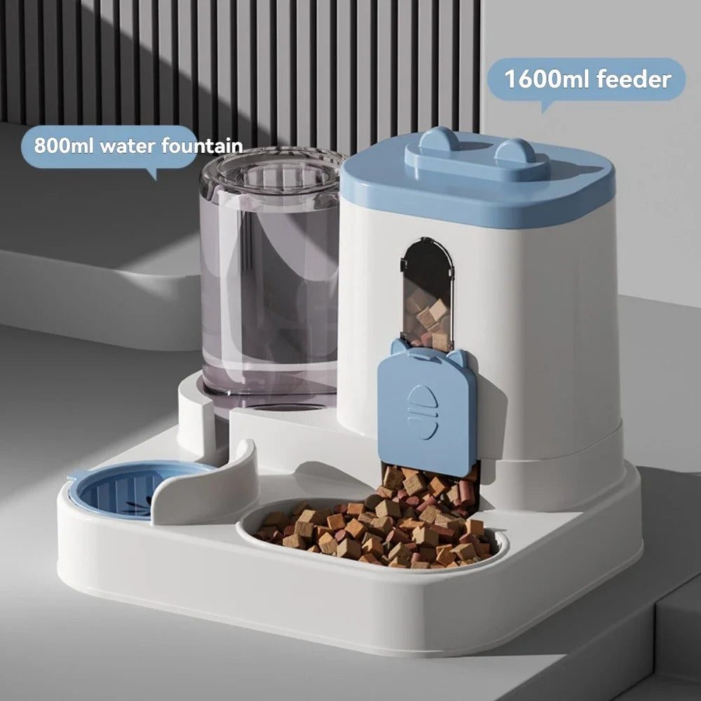 PawEase 2-in-1 Food & Water Dispenser