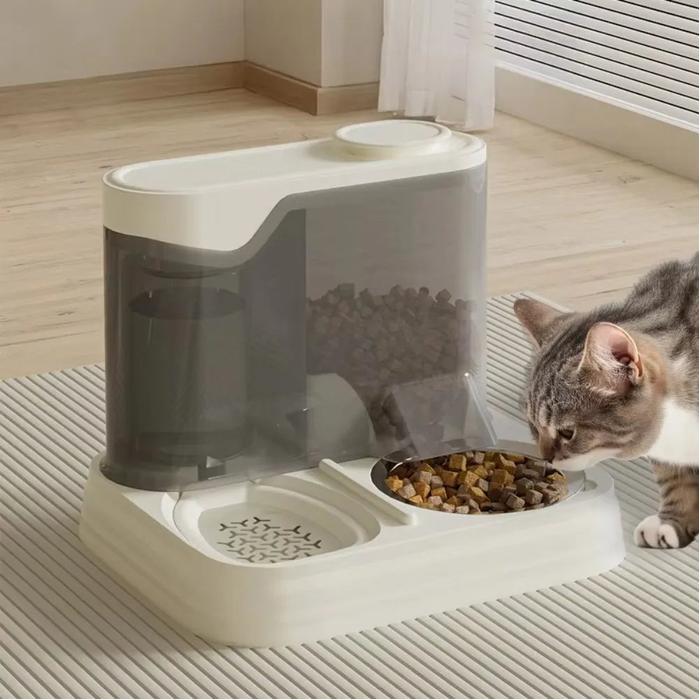 PawEase 2-in-1 Food & Water Dispenser