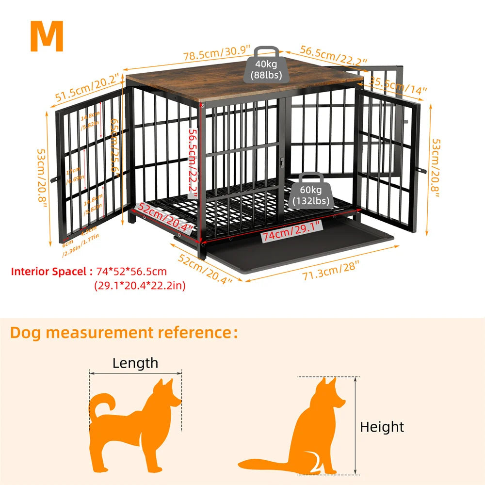 Wooden Pet Crate Table