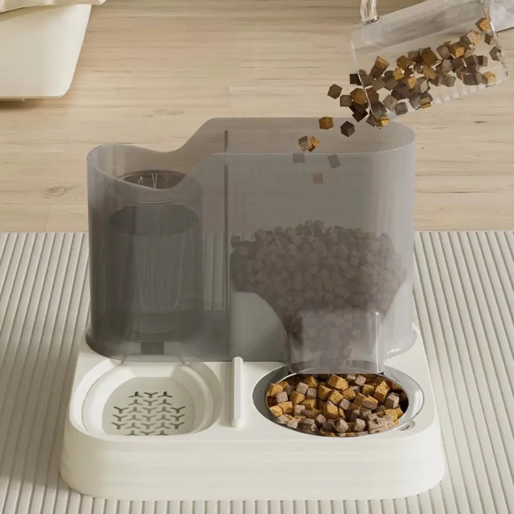 PawEase 2-in-1 Food & Water Dispenser