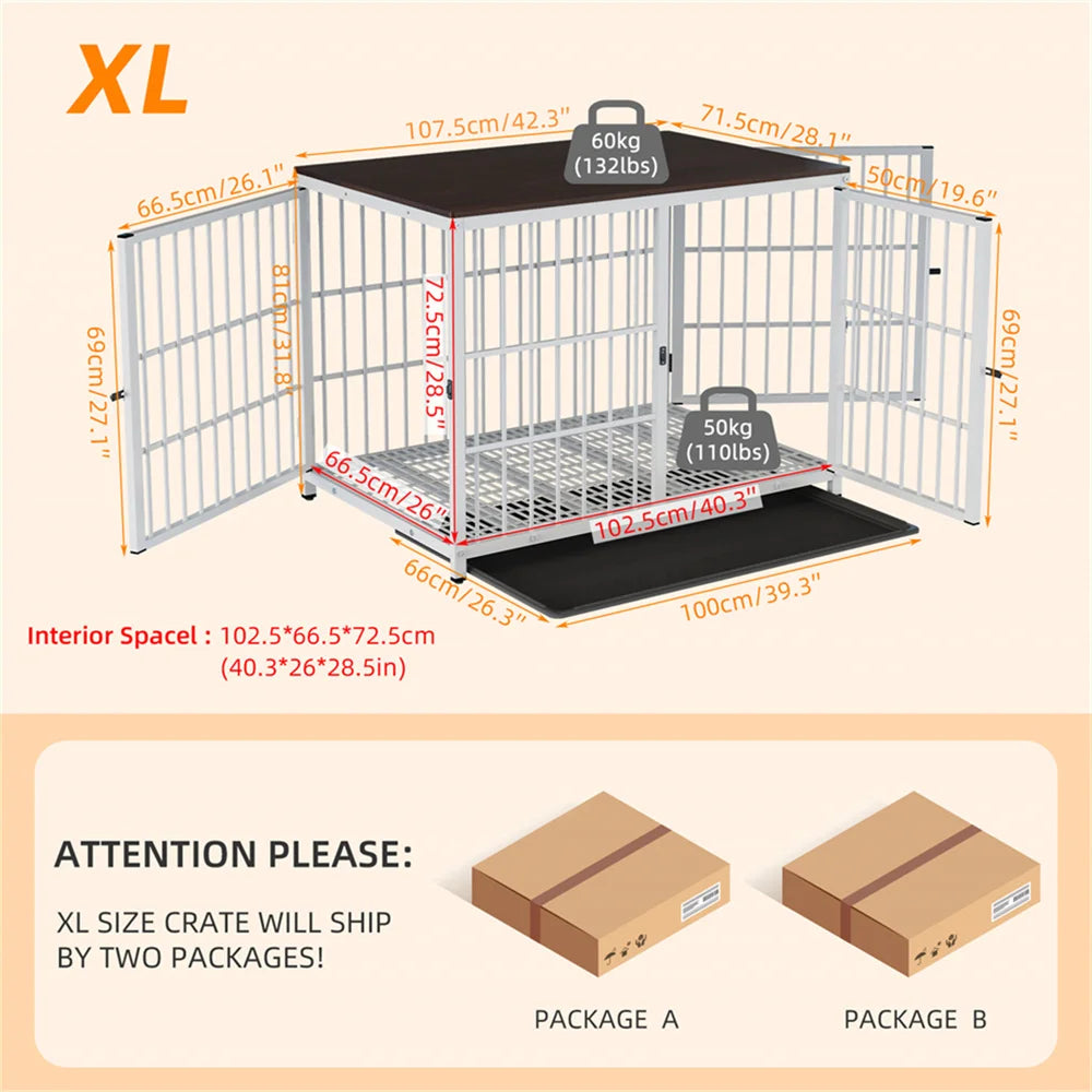 Wooden Pet Crate Table