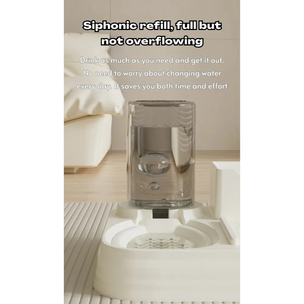 PawEase 2-in-1 Food & Water Dispenser