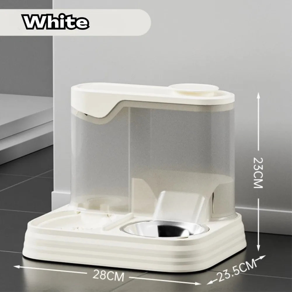 PawEase 2-in-1 Food & Water Dispenser