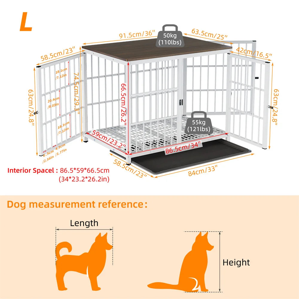 Wooden Pet Crate Table