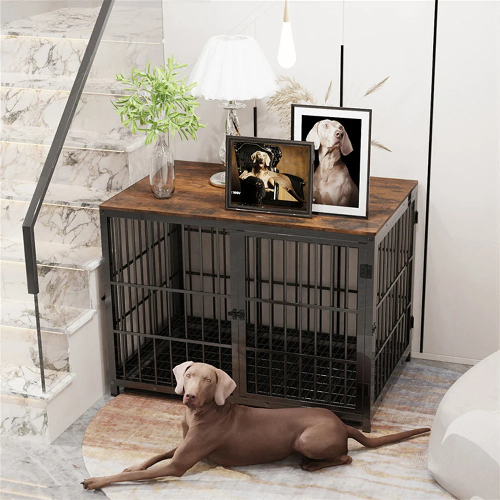 Wooden Pet Crate Table