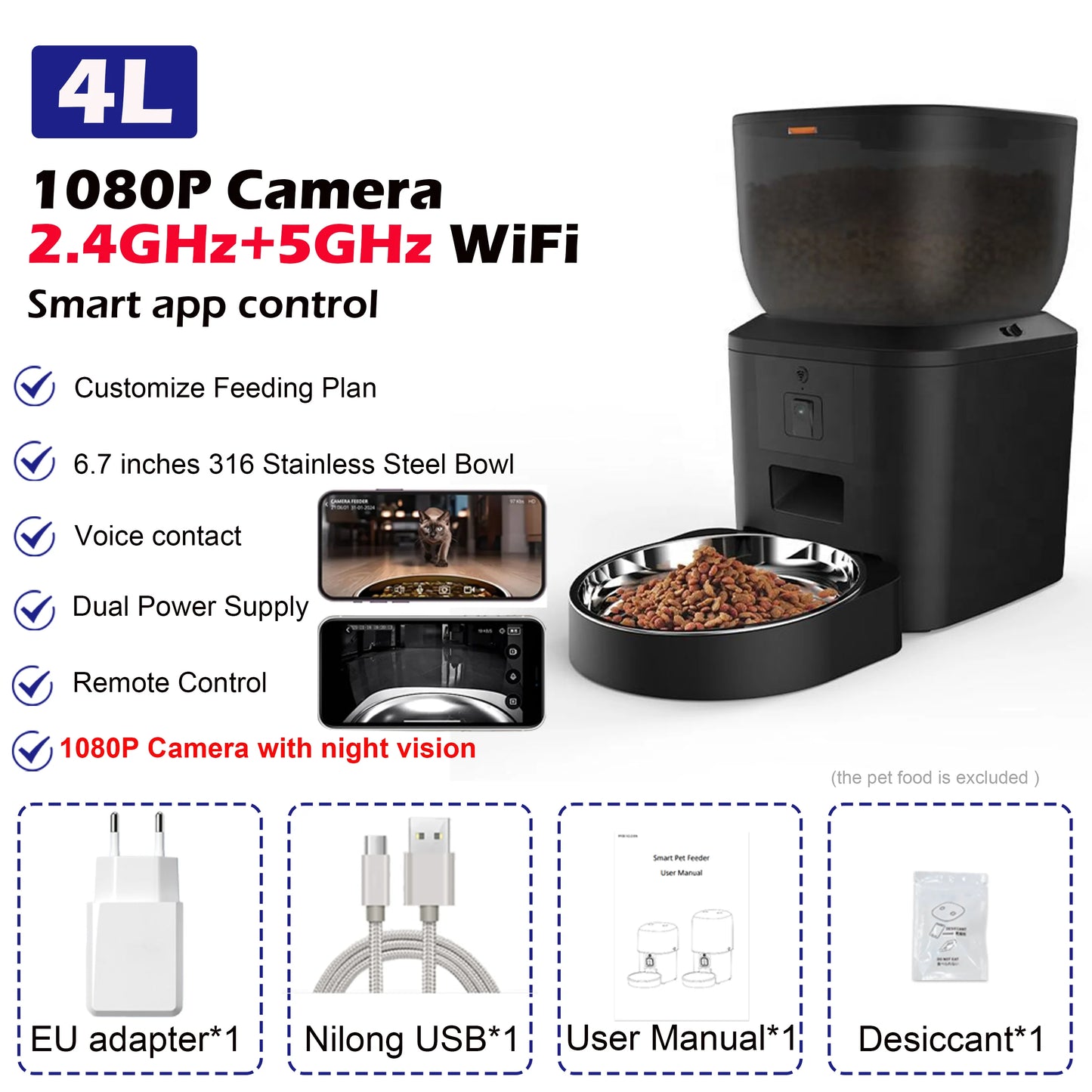 SmartCam Auto Cat Feeder