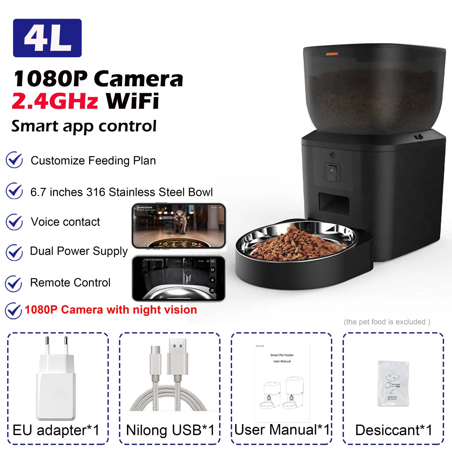 SmartCam Auto Cat Feeder