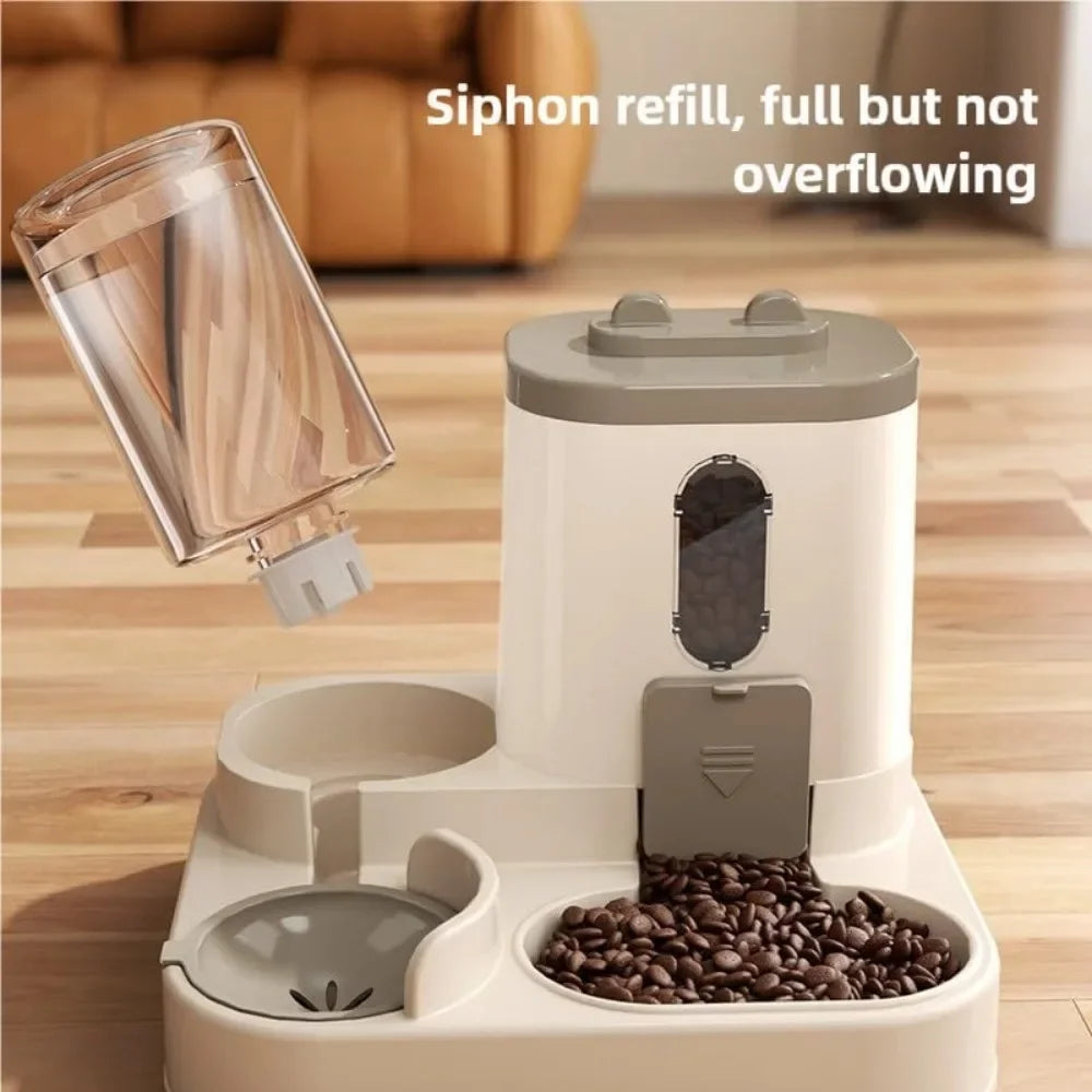 PawEase 2-in-1 Food & Water Dispenser