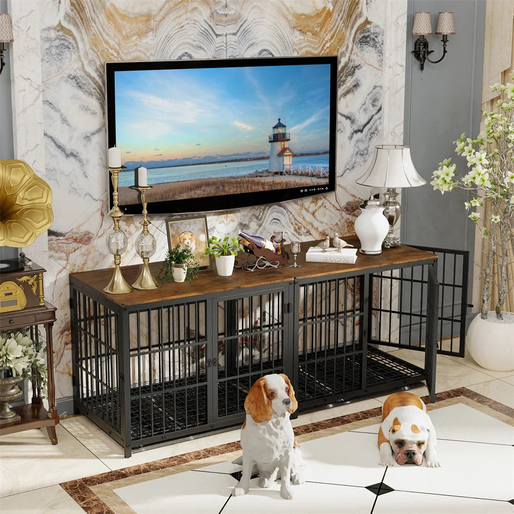 Wooden Pet Crate Table