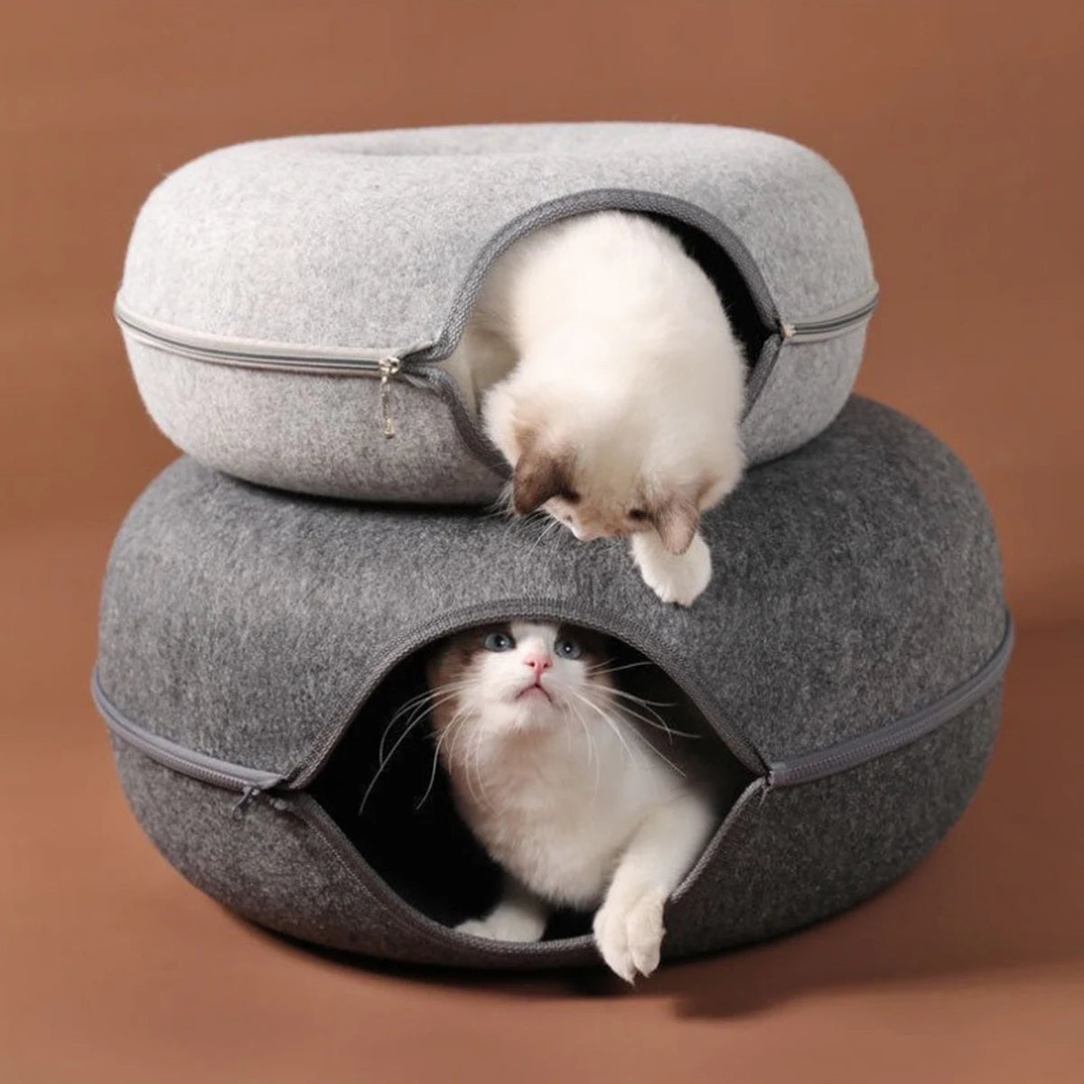 Felt Donut Tunnel Bed