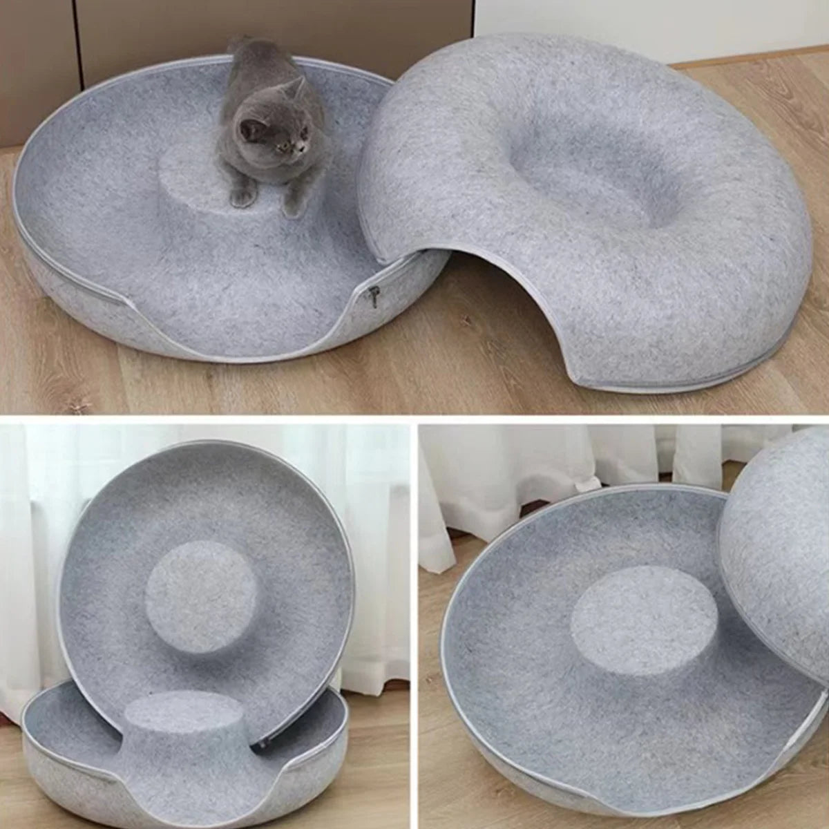 Felt Donut Tunnel Bed