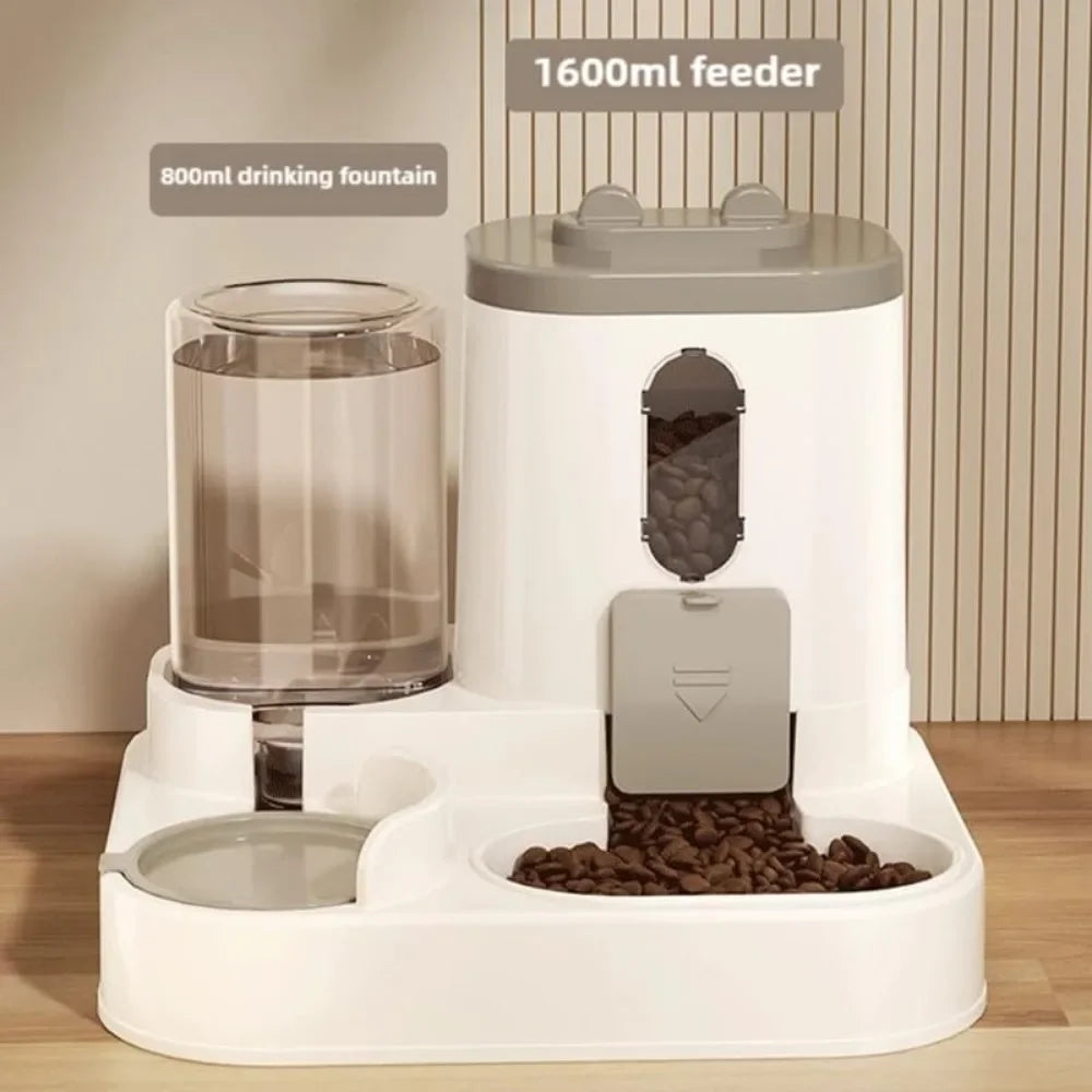PawEase 2-in-1 Food & Water Dispenser