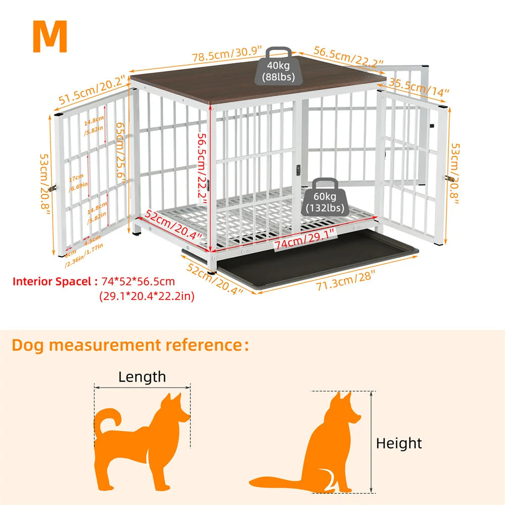 Wooden Pet Crate Table