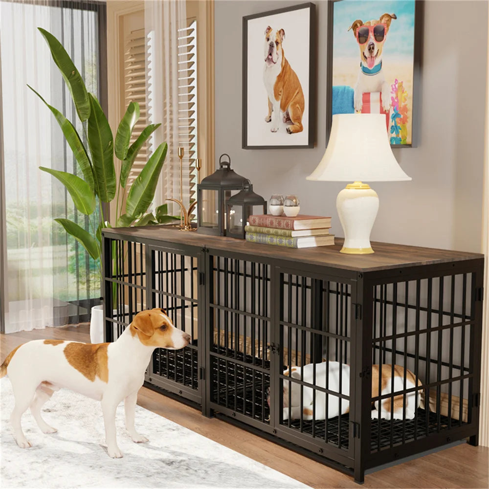 Wooden Pet Crate Table