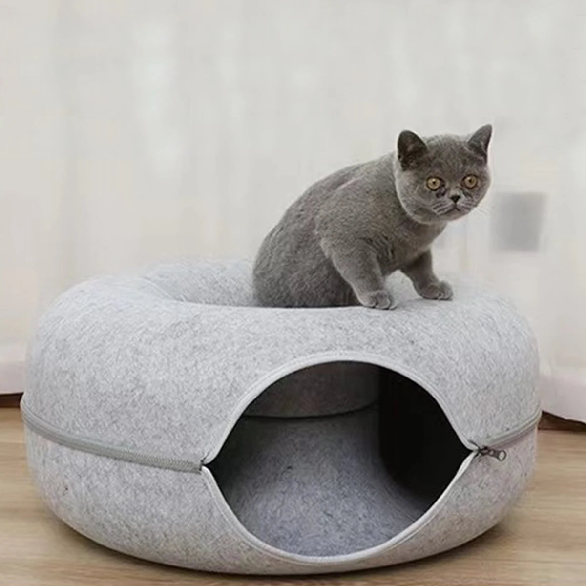 Felt Donut Tunnel Bed