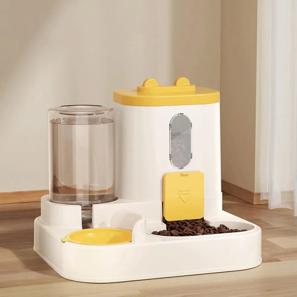 PawEase 2-in-1 Food & Water Dispenser