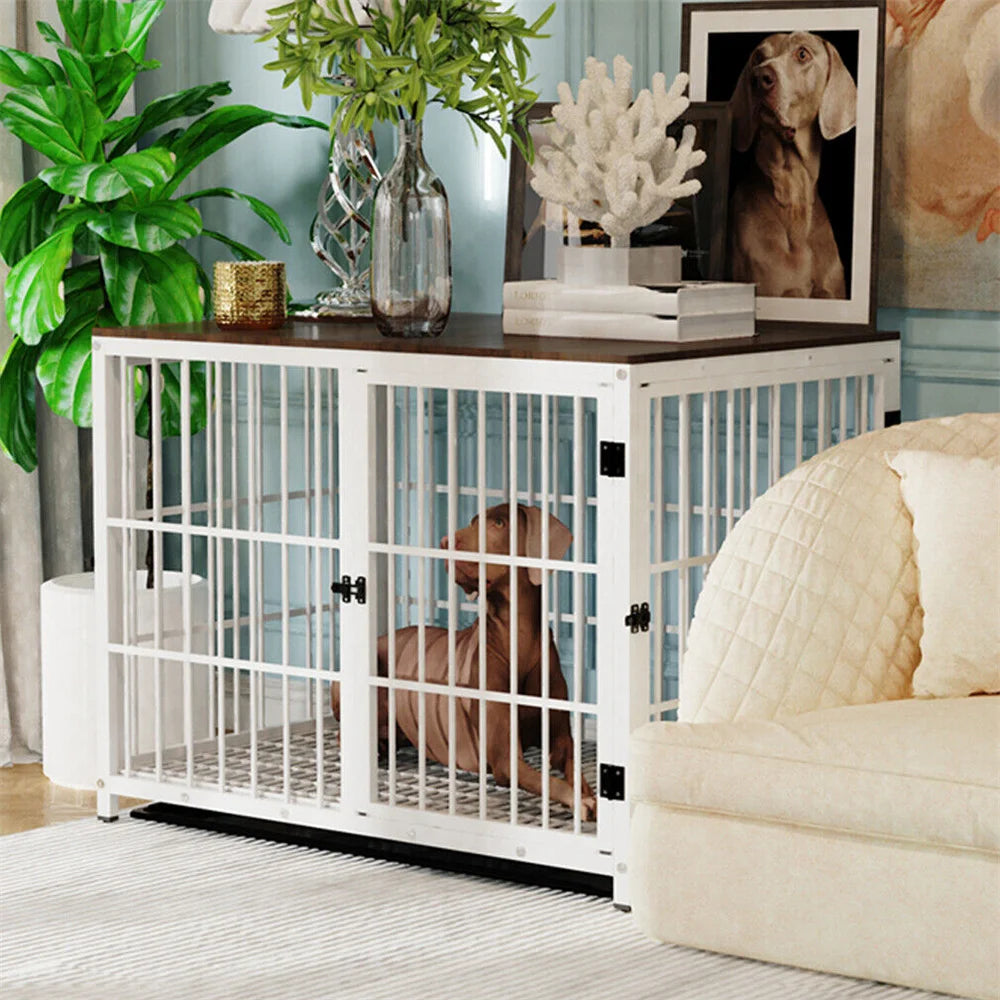 Wooden Pet Crate Table