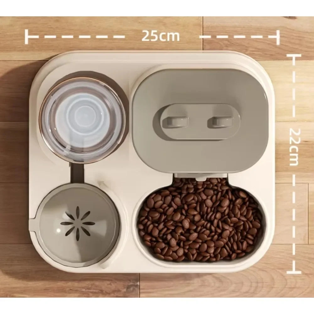 PawEase 2-in-1 Food & Water Dispenser