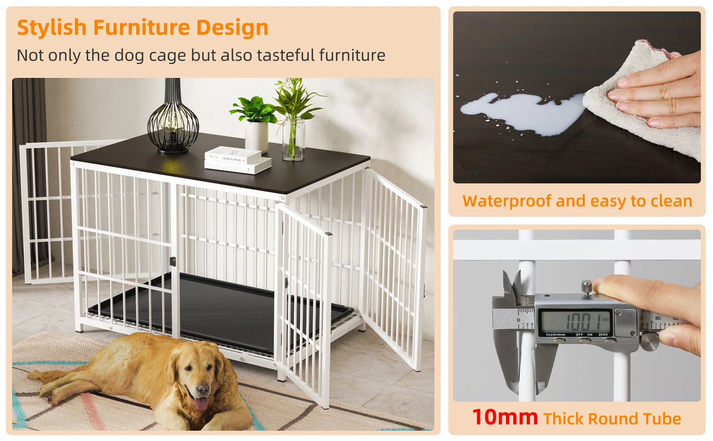 Wooden Pet Crate Table
