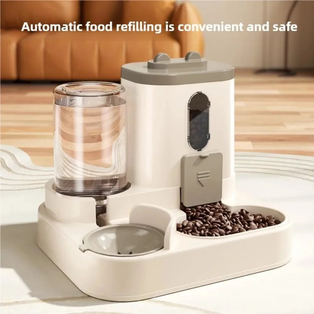 PawEase 2-in-1 Food & Water Dispenser