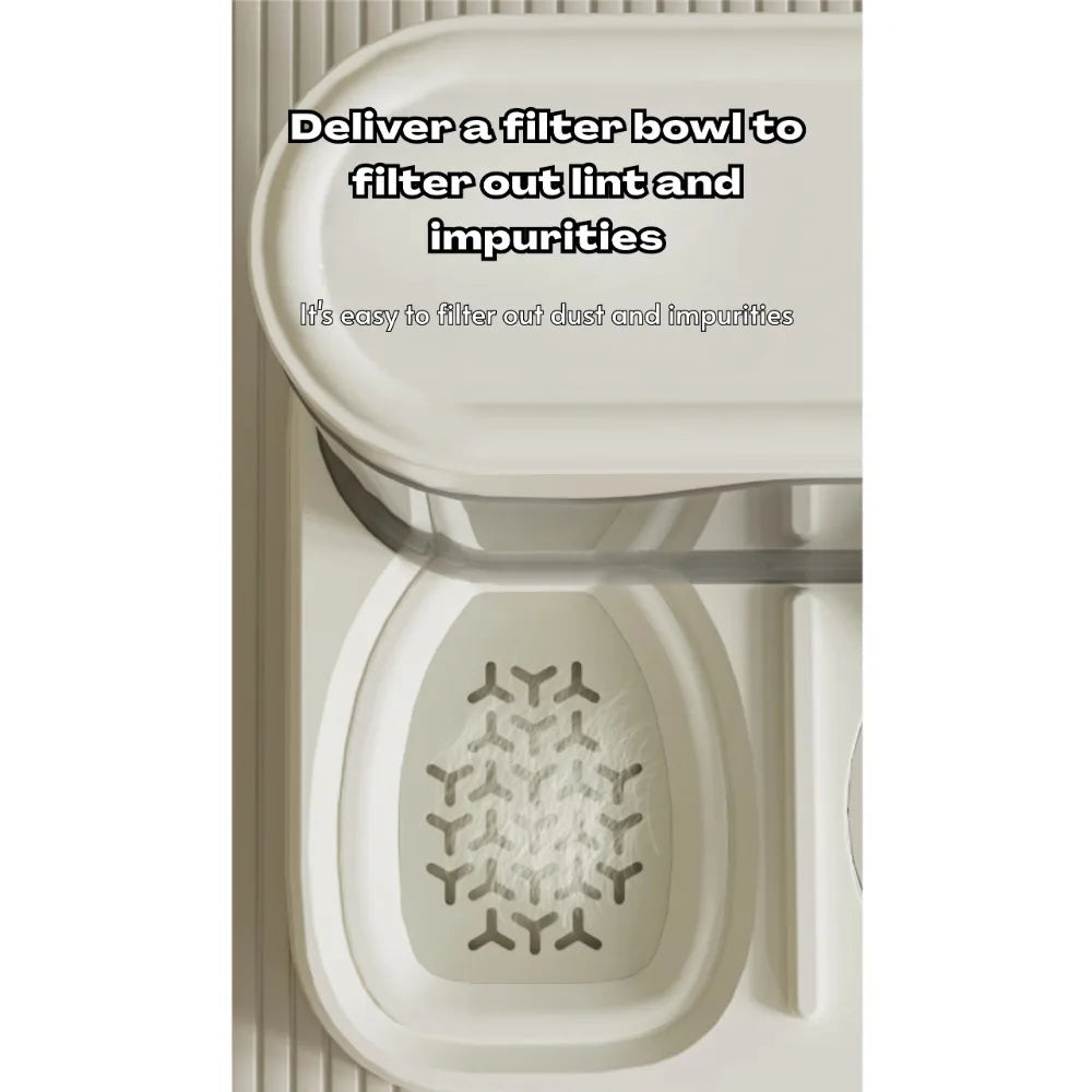 PawEase 2-in-1 Food & Water Dispenser