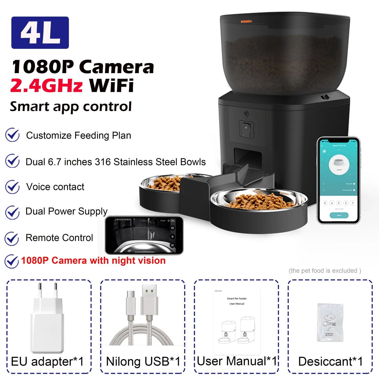 SmartCam Auto Cat Feeder