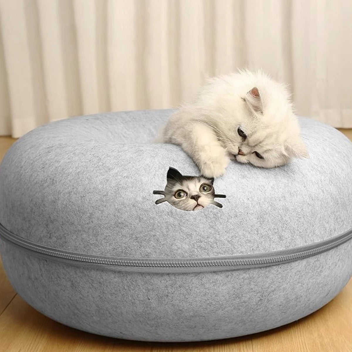 Felt Donut Tunnel Bed