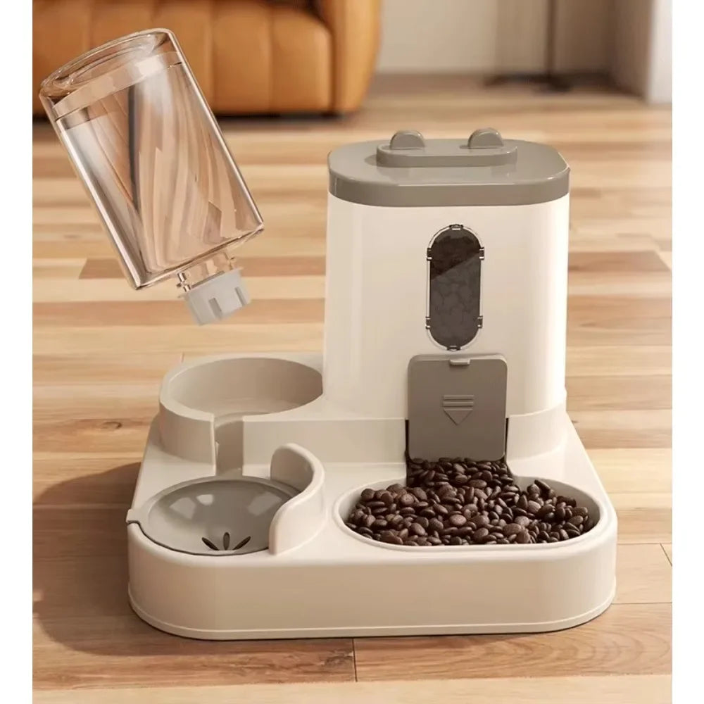 PawEase 2-in-1 Food & Water Dispenser