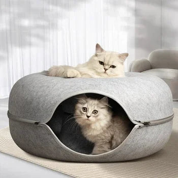 Felt Donut Tunnel Bed